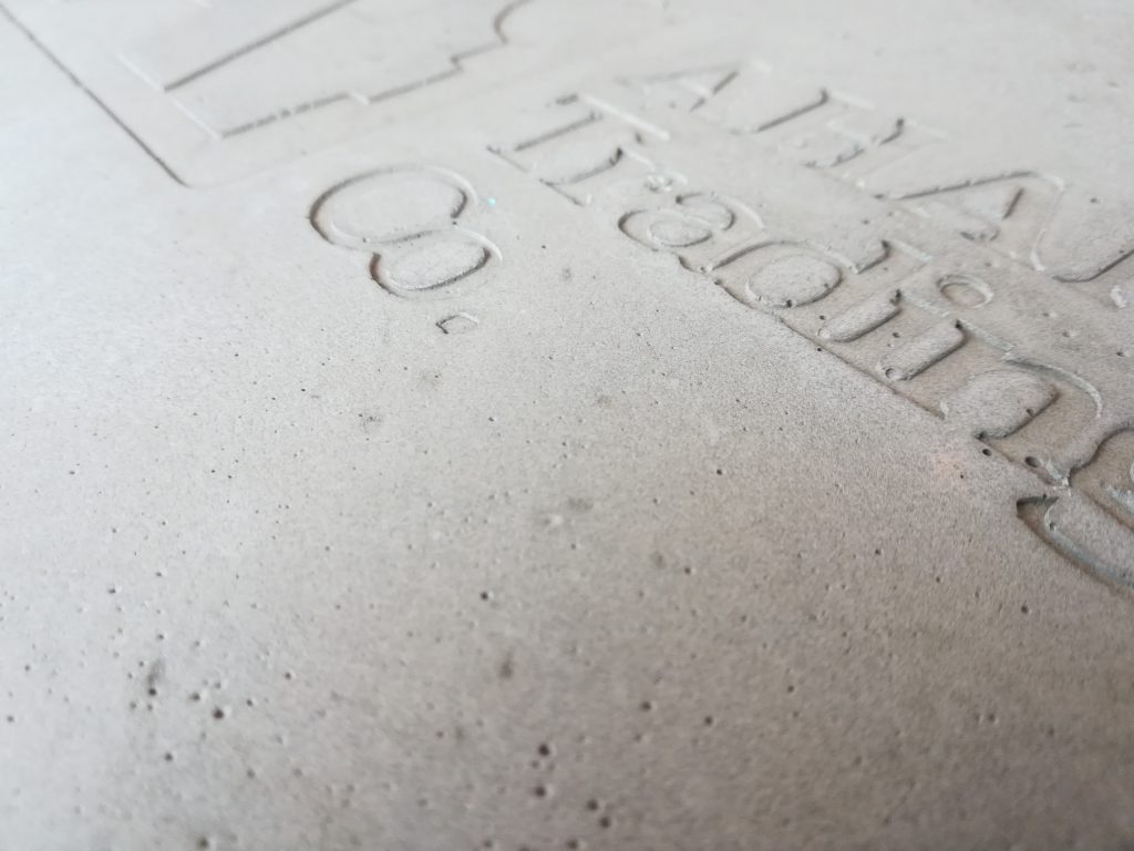 Werbeschilder In Betonoptik Messoni